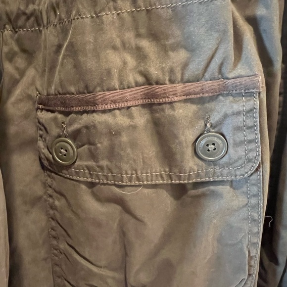American Eagle Outfitters Olive/Army Green Jacket w/Fleece Hood Size M NWT - Picture 9 of 10